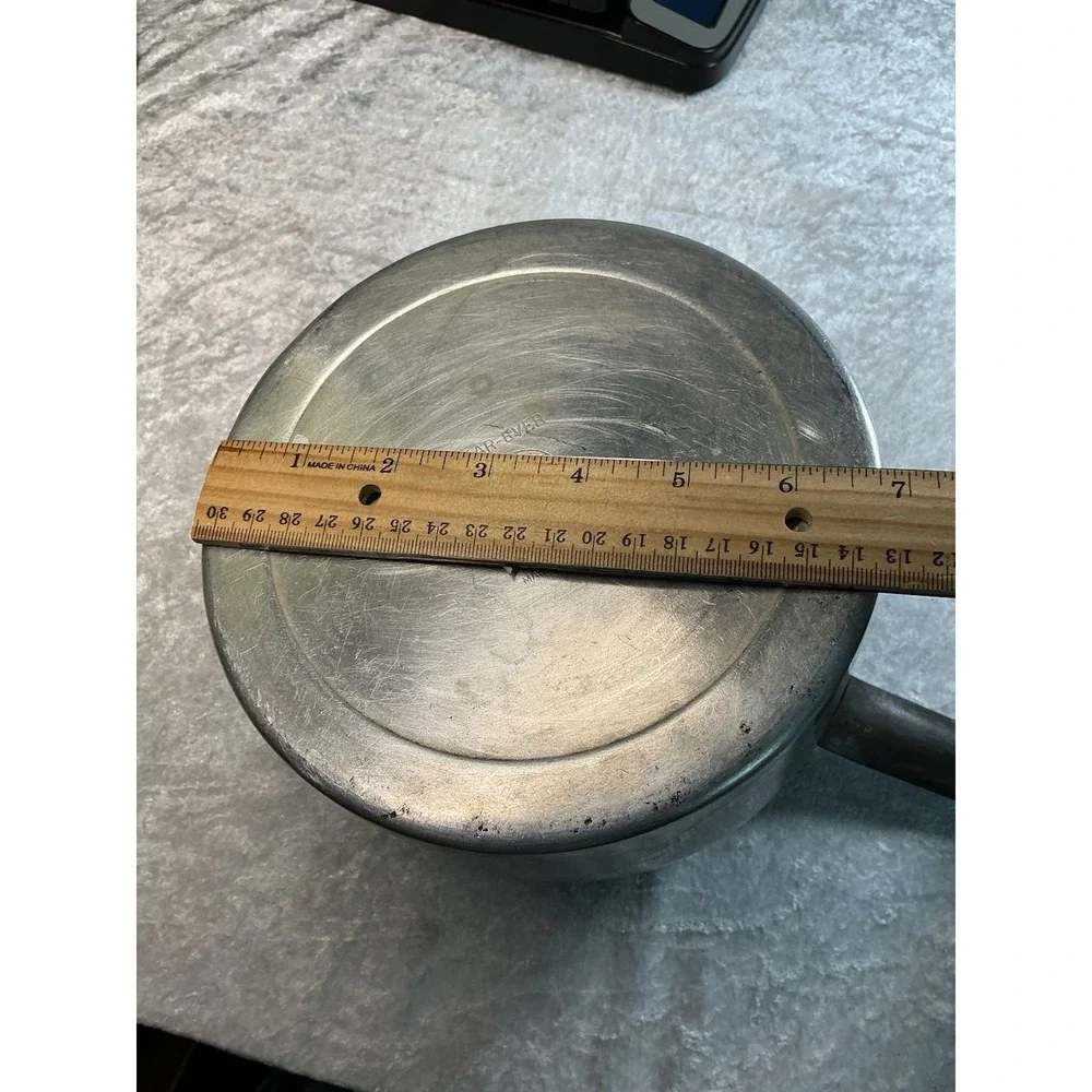 Vintage Wear-Ever Aluminum Double Boiler Pan Set w Lid Made in USA